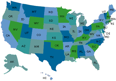 United States Map Elementary School